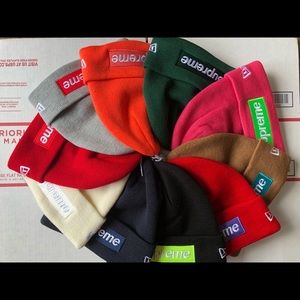 Supreme Box Logo Beanie 100% authentic (Quantity)